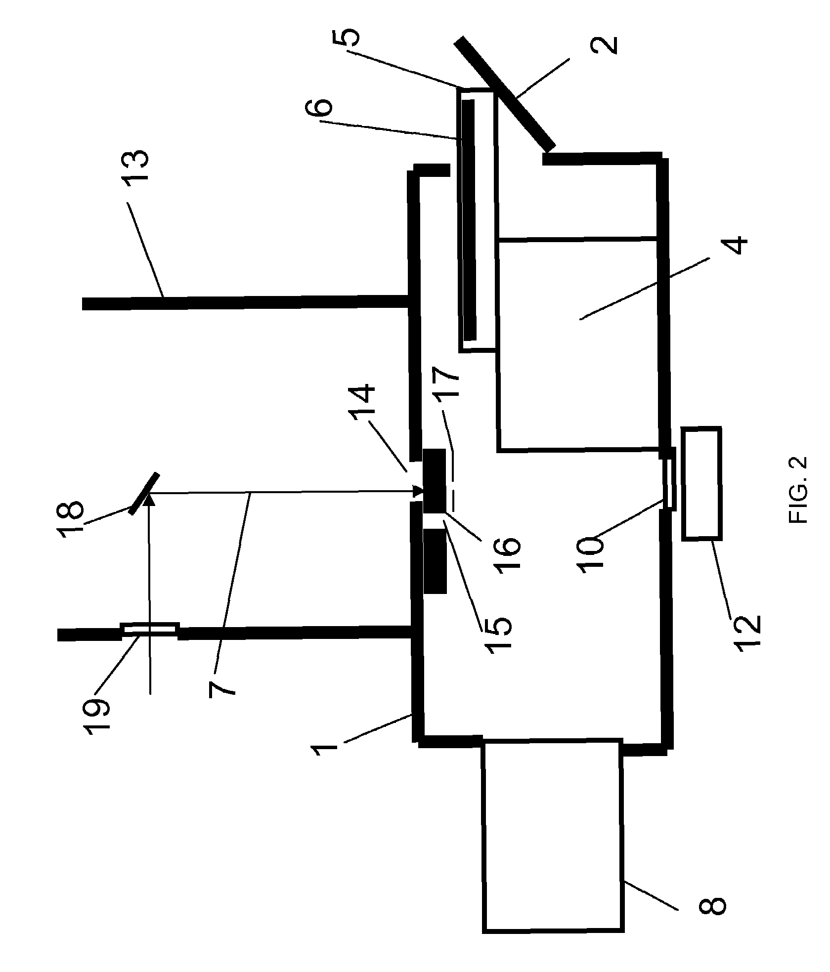 Vacuum housing system for MALDI-TOF mass spectrometry