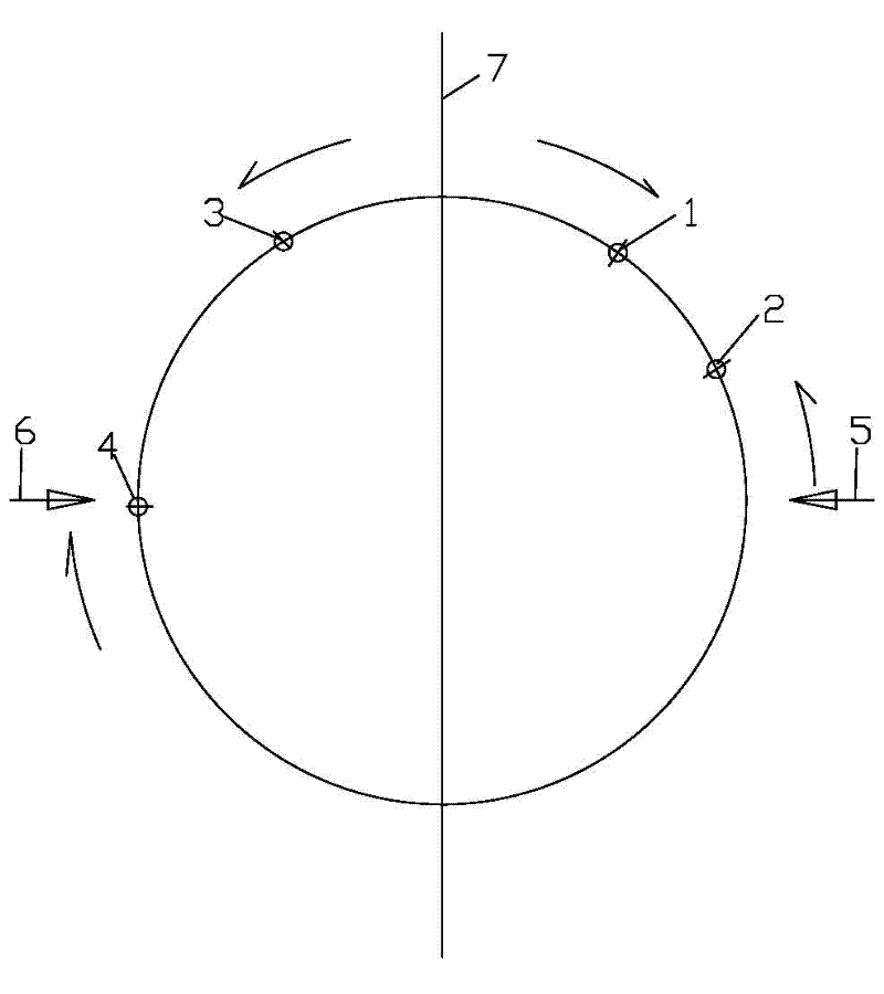 Automatic correcting error control on converter tilting angle