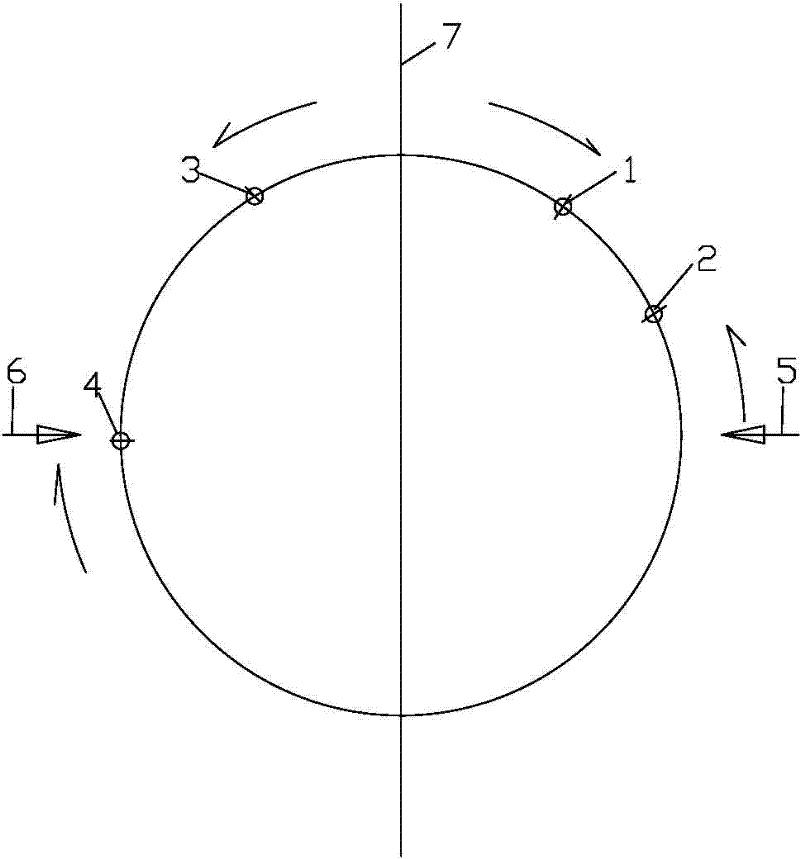 Automatic correcting error control on converter tilting angle