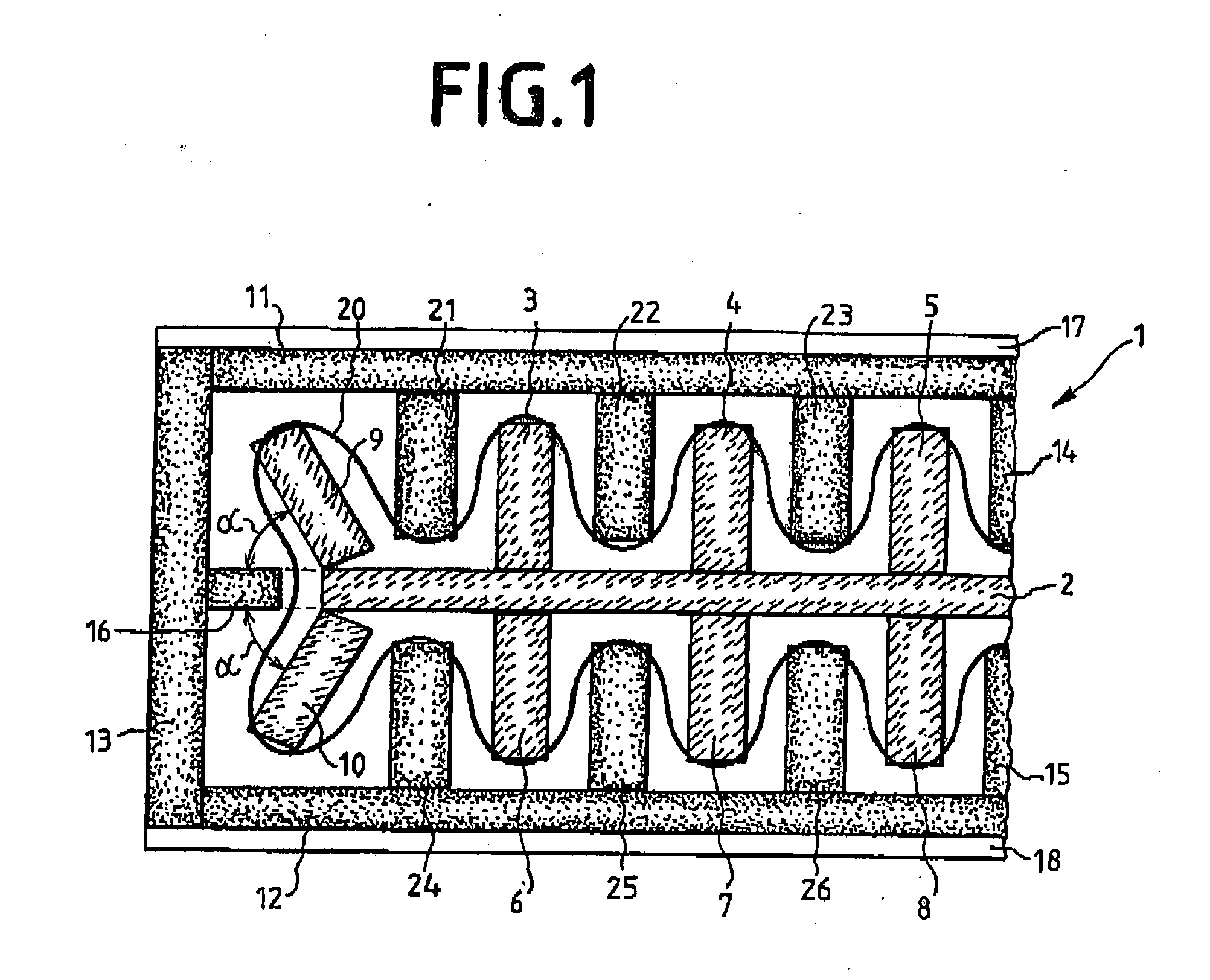 Magnet arrangement for a planar magnetron background and summary of the invention