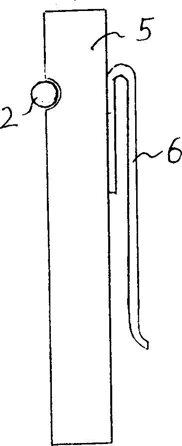 Portable direct-reading type power-free hydrogen-sulfide gas detector and preparation of indicating matter