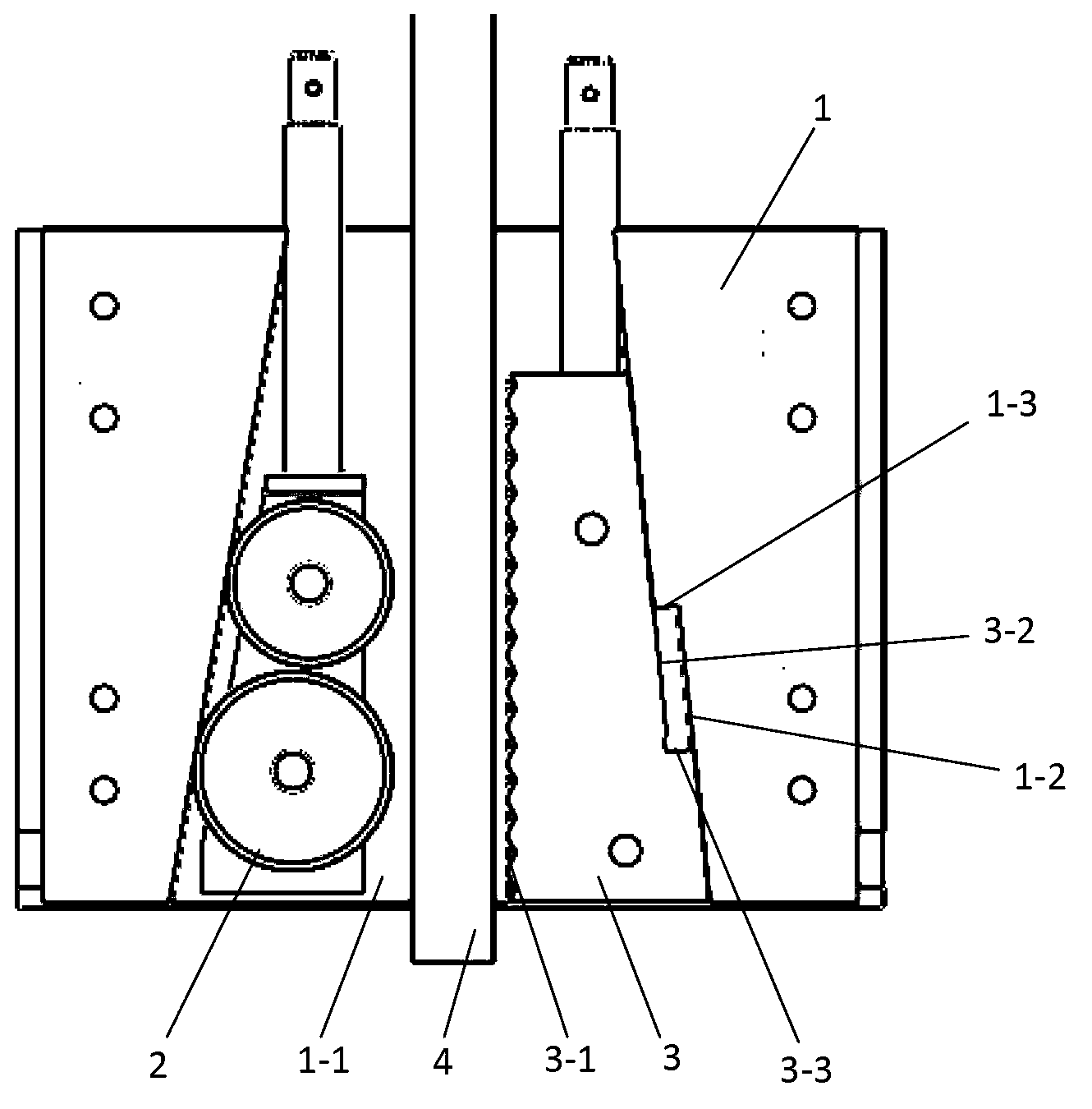 Instantaneous type safety gear for elevator