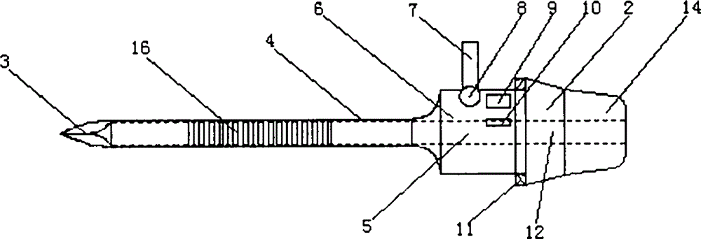 Safe and automatic puncture outfit for endoscopic surgery