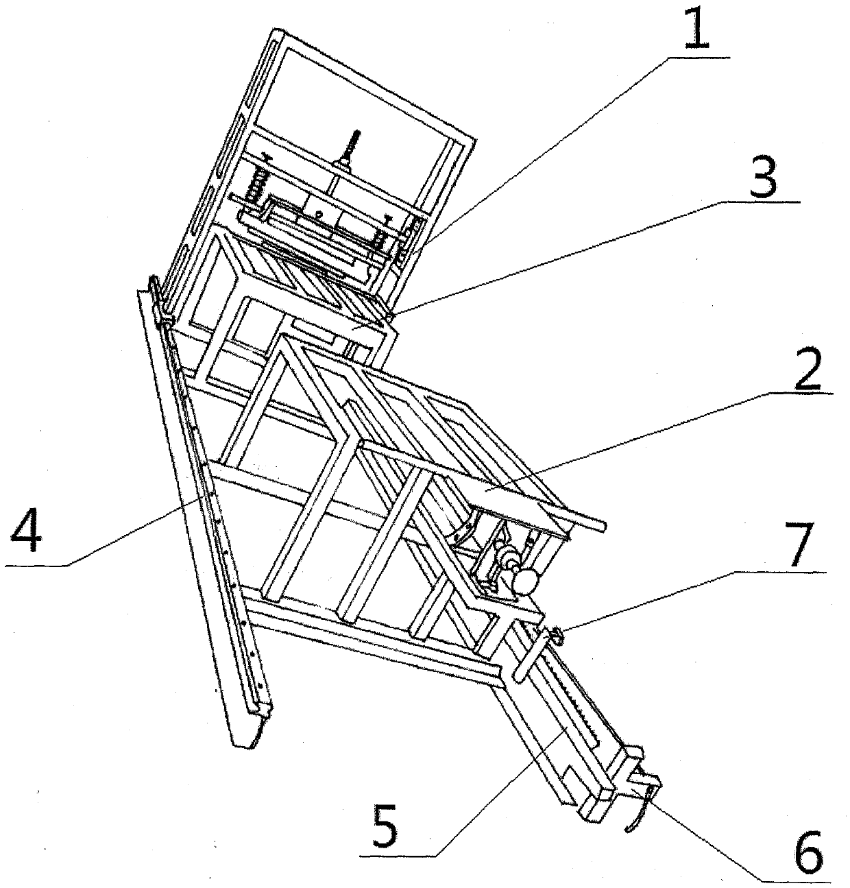 A wire drawing device for door panel surface