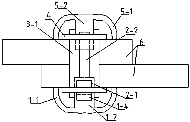 Steel structure bridge connecting device