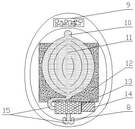 Safe and low-voltage showering type massage foot bathing device