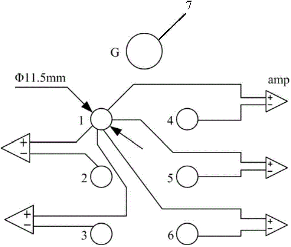 Electrode measurement device based on electromyographic signals of genioglossus muscle