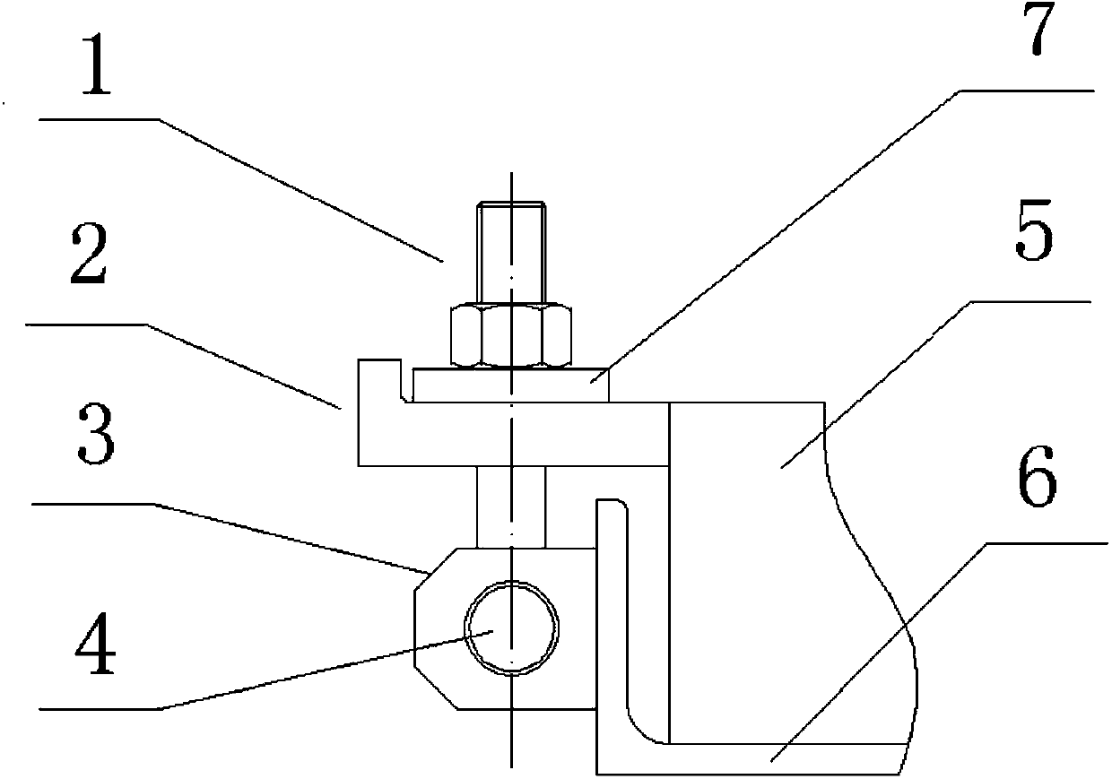 Anti-loose fastening device for radioactive material transportation equipment