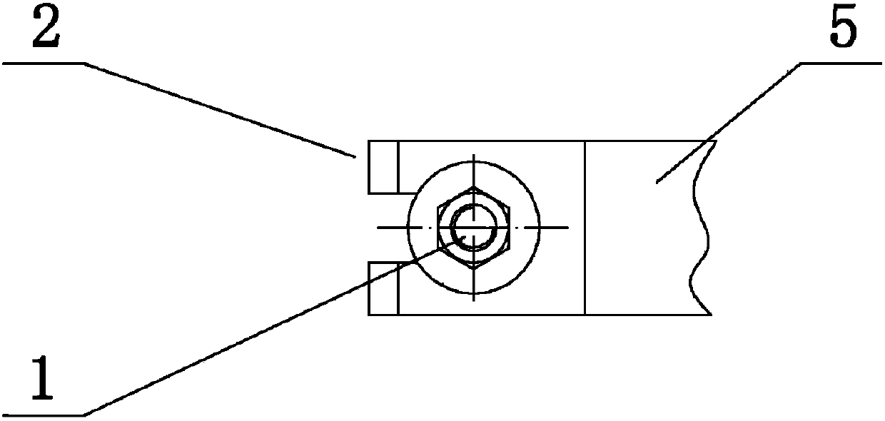 Anti-loose fastening device for radioactive material transportation equipment