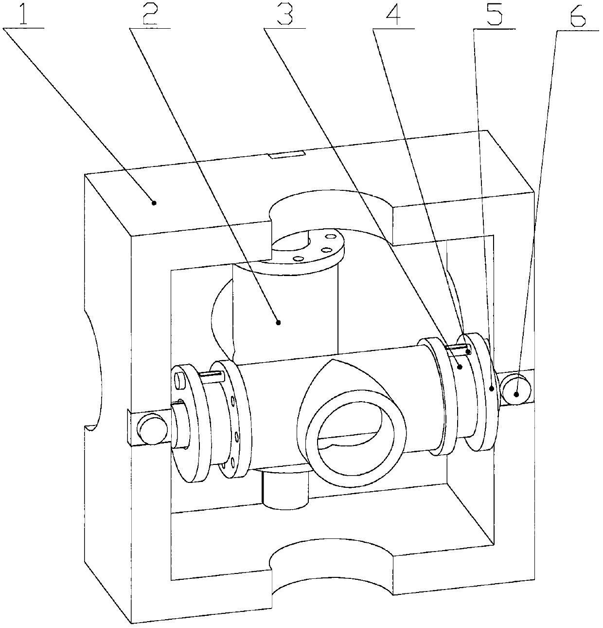 Bidirectional rotary joint with balance mechanism