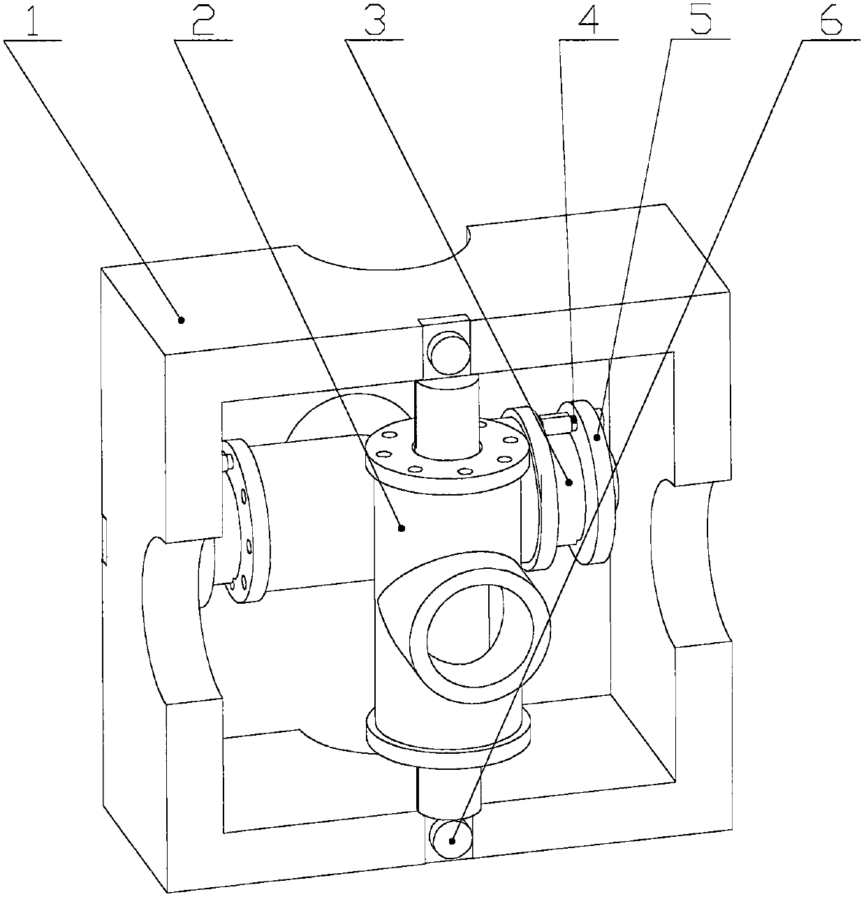 Bidirectional rotary joint with balance mechanism