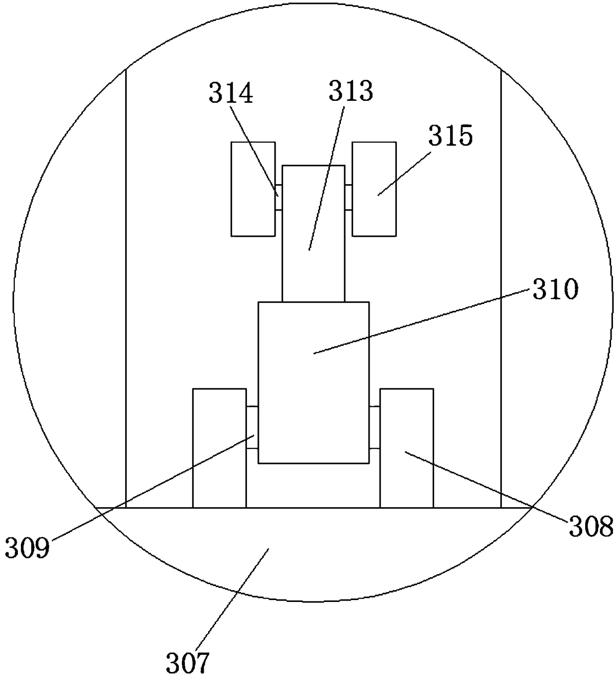 Device for digging out mature coconut pulp