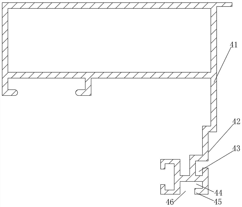 Glass curtain wall opening window with anti-stripping function