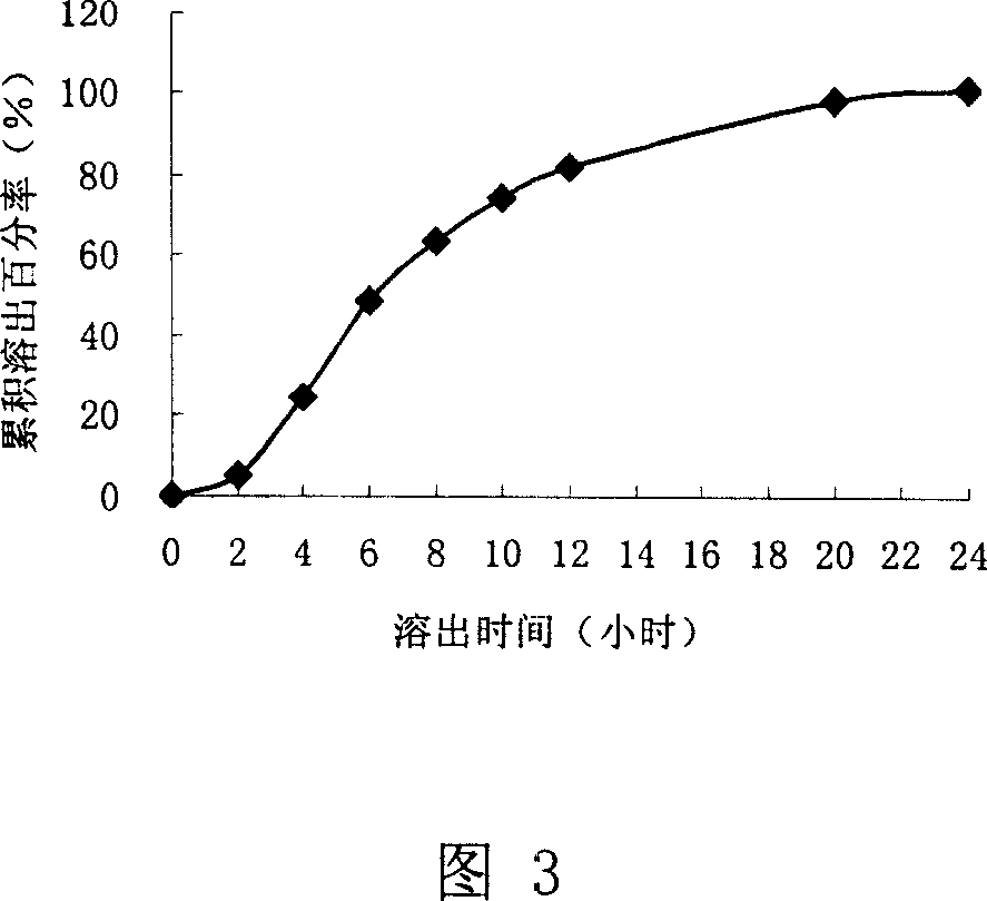 Pharmaceutical composition with sustained release function and its preparing process