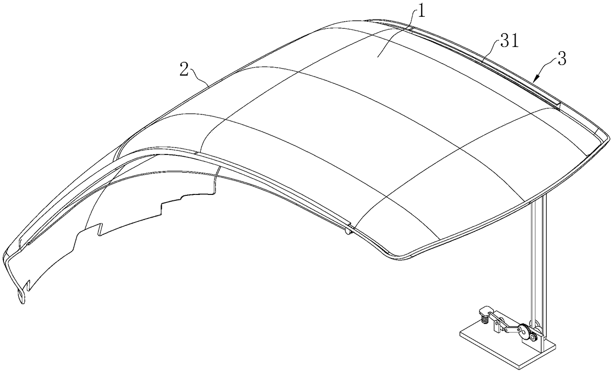 A translational motion wiper for a logistics vehicle