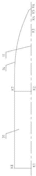 Speed boat model with constant wetted length and round bilge