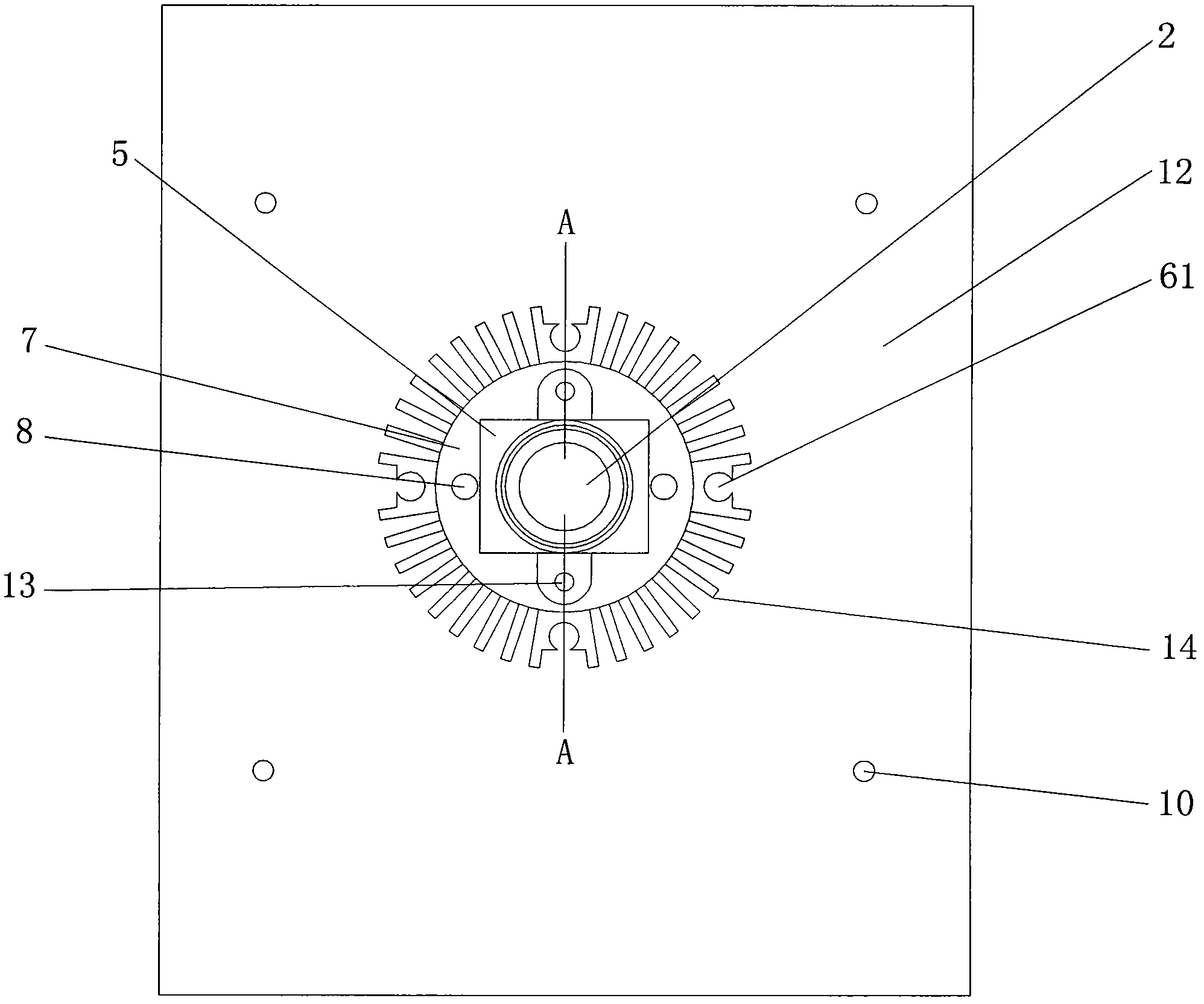 Novel rod-like omni-directional luminous light emitting diode (LED) illuminating lamp