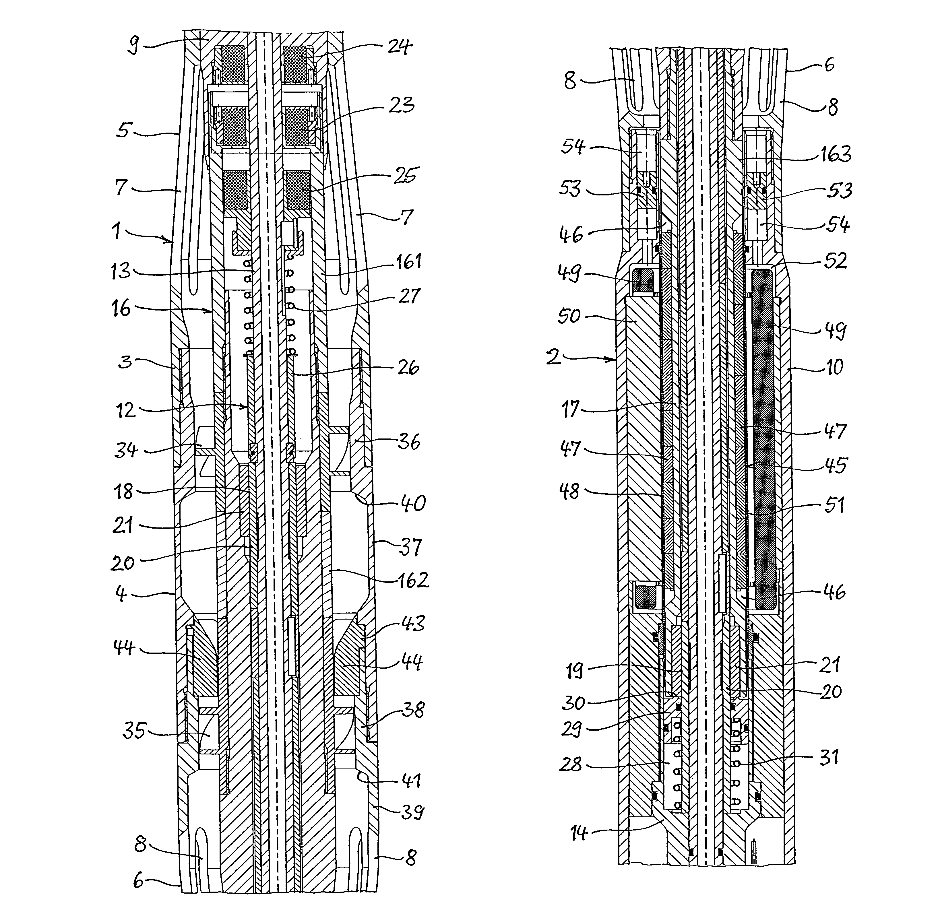 Turbine for driving a generator in a drill string