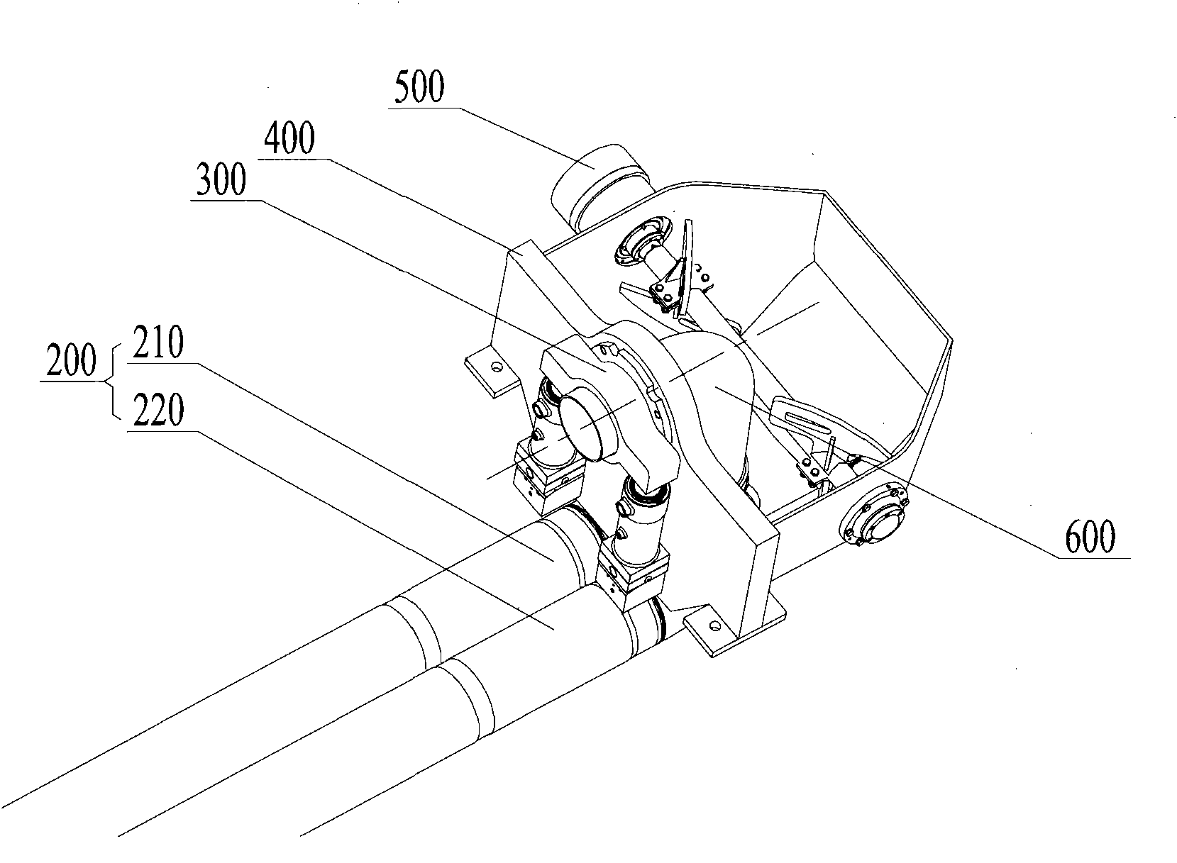 Pumping system and concrete pump truck having the same