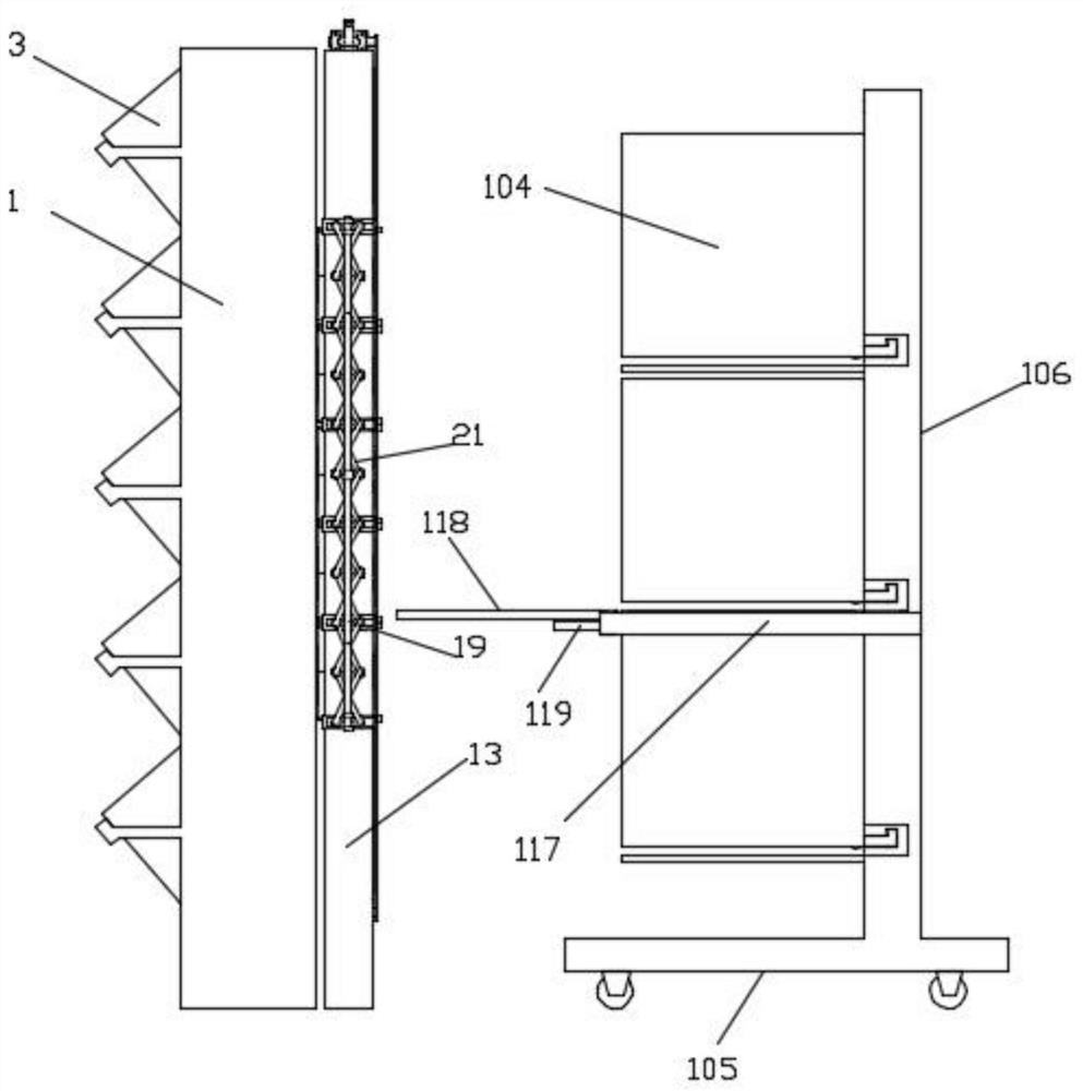 Internet of Things-based electronic tag shelf with distance adjustable function