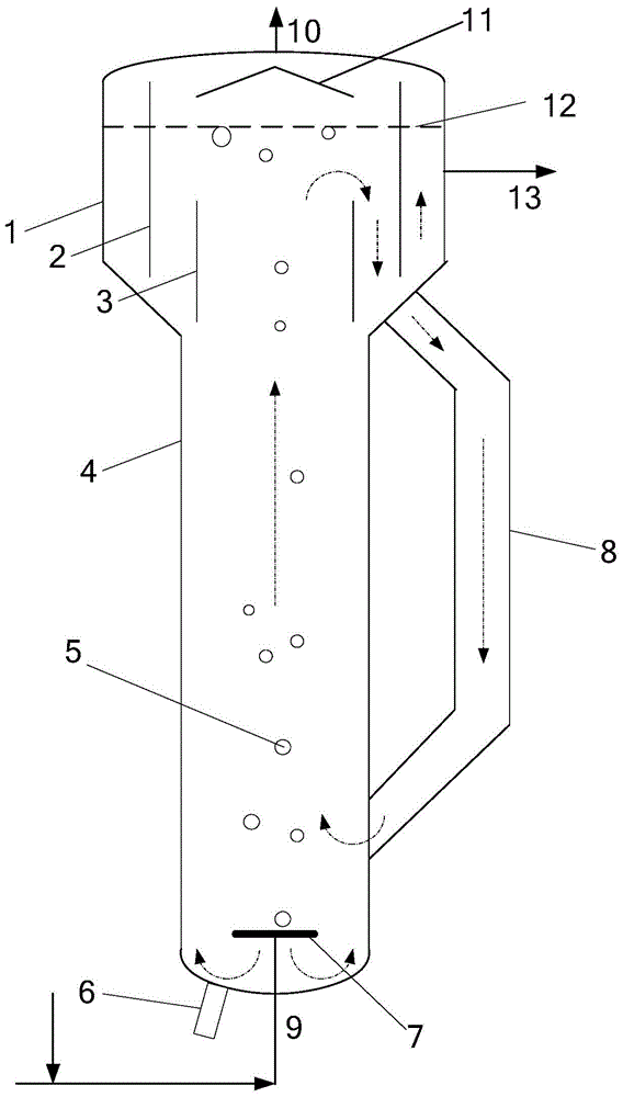 Heavy oil hydrogenation slurry bed reactor and heavy oil hydrogenation method