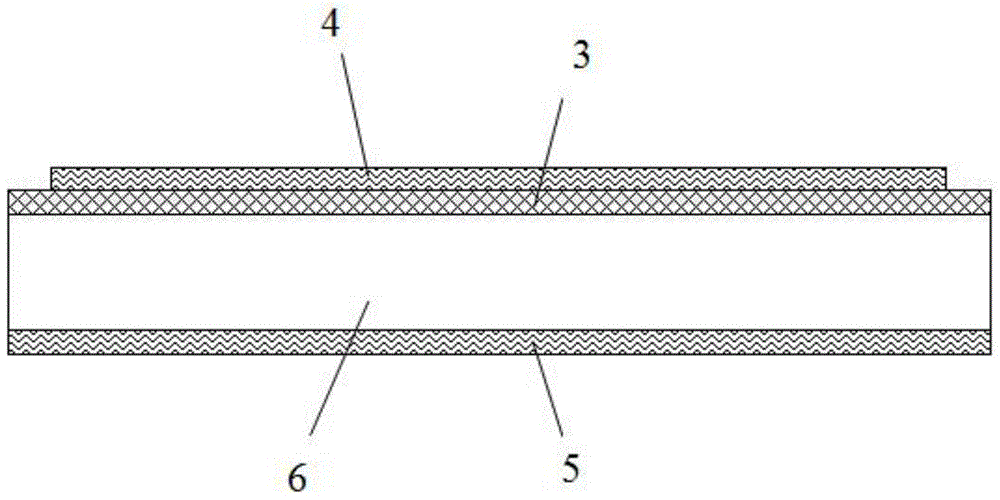 Photocatalytic water splitting catalyzing structure and preparation method thereof