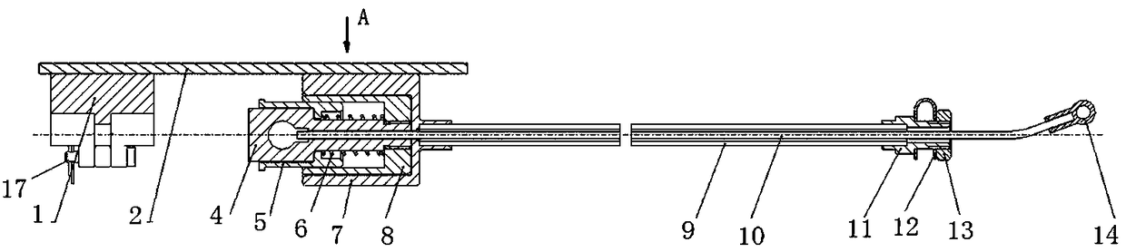 A quick connection device for an oxygen decompressor