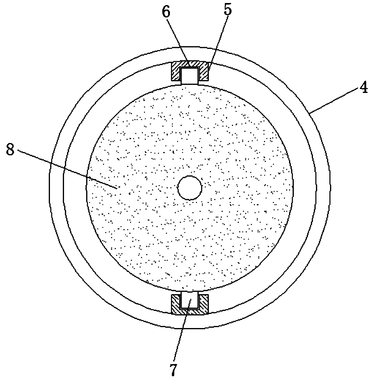 High-speed slender cylinder permanent-magnet speed regulator