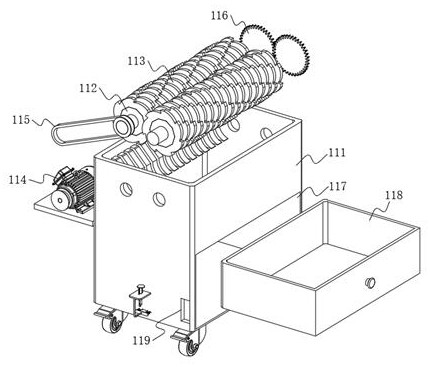 Double-shaft strip crusher capable of controlling feeding