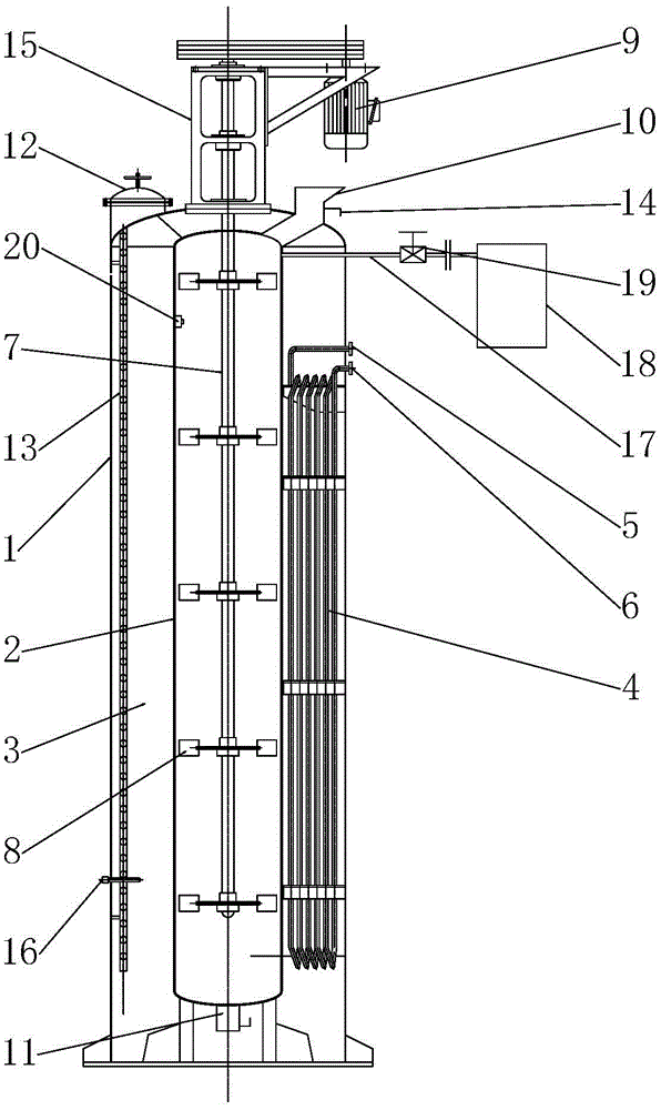 Fermentation device for organic fertilizer