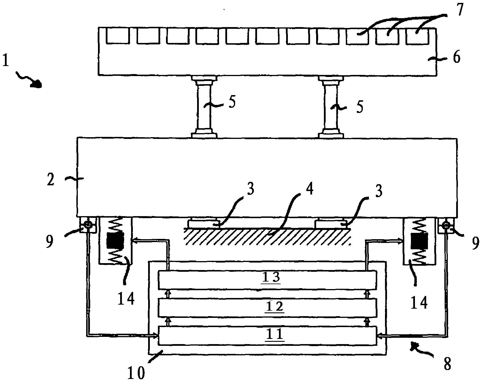 Brush making machine and method used for reducing vibration