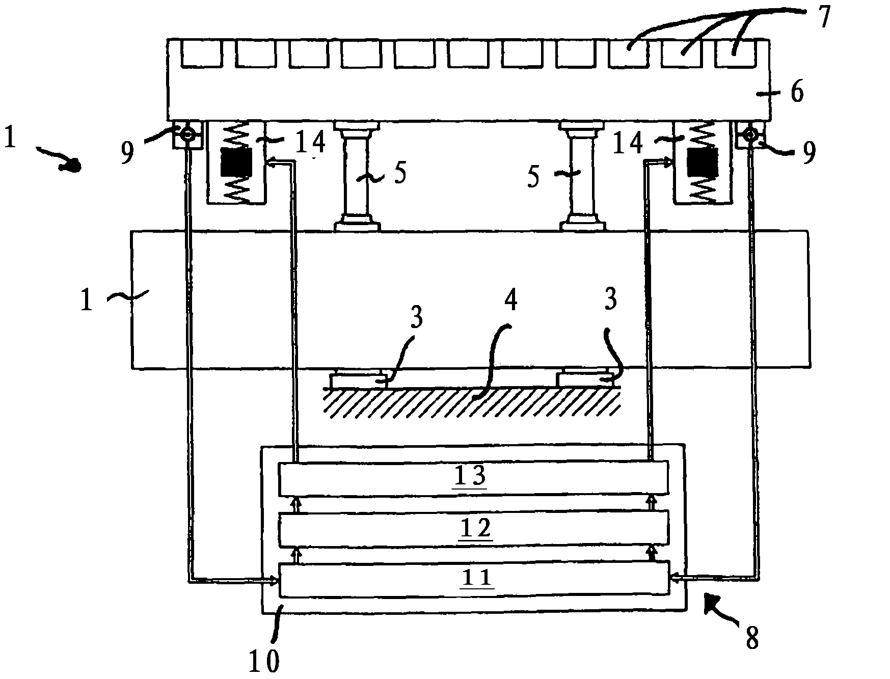 Brush making machine and method used for reducing vibration