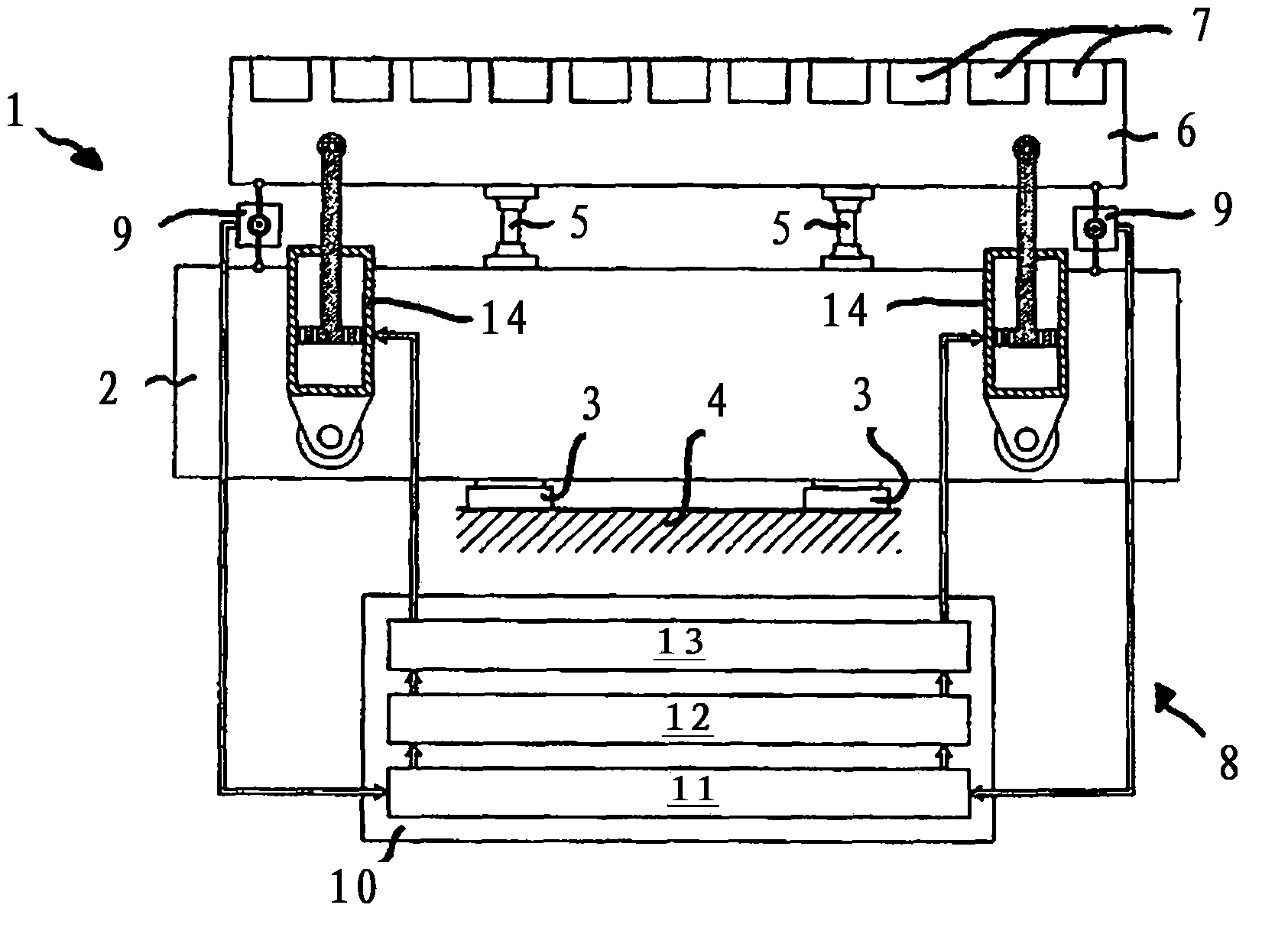 Brush making machine and method used for reducing vibration