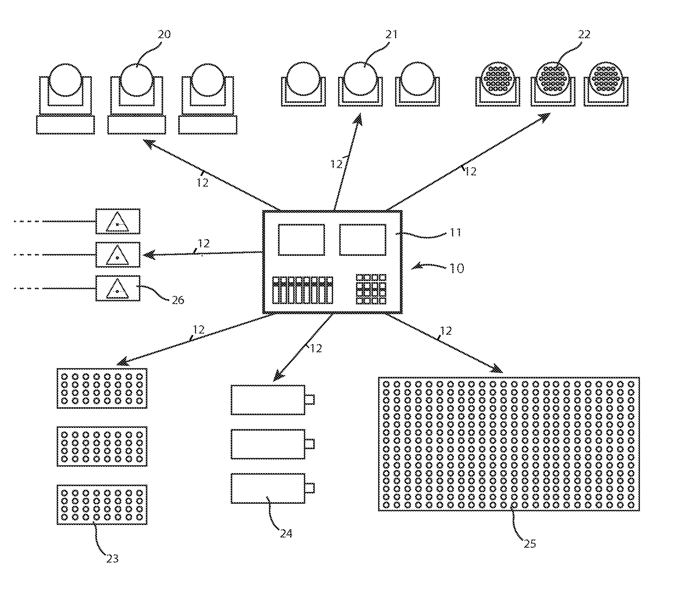 Combined lighting and video control system