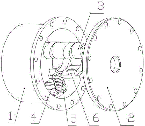 Machine safety variable-rigidity elastic joint and rigidity adjustment method