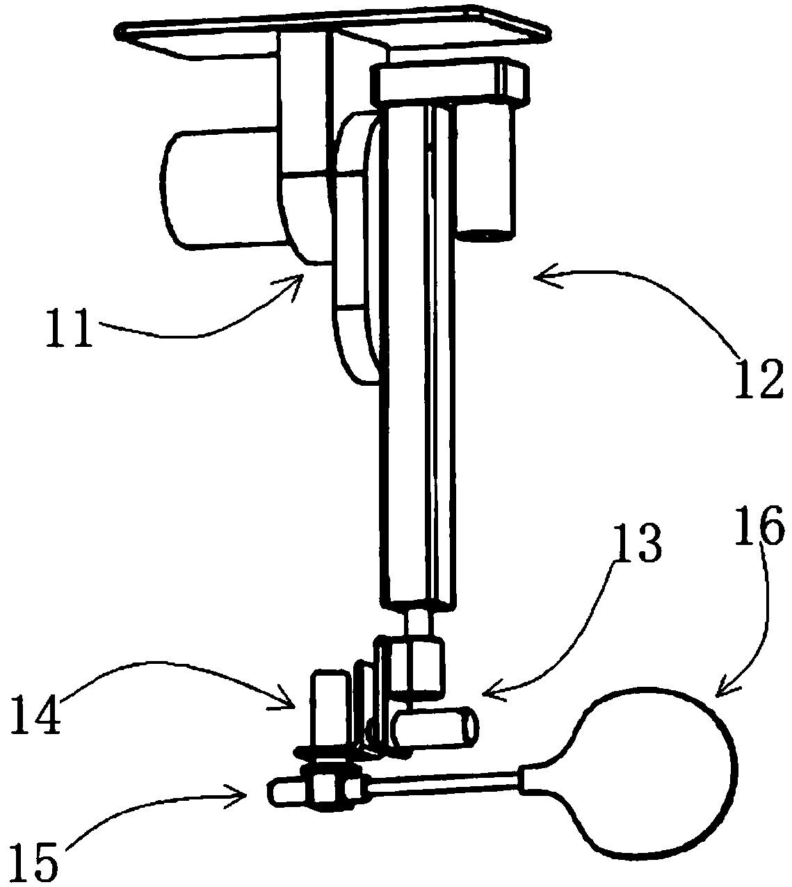 Mechanical arm and table tennis robot comprising mechanical arm