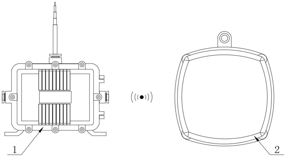 Wireless monitoring sensor and wireless state monitoring system thereof