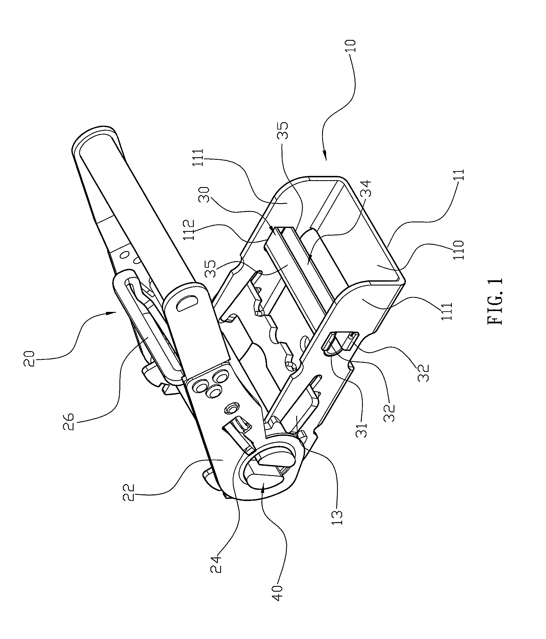 Cable tightening device with a base having a lower cost of fabrication