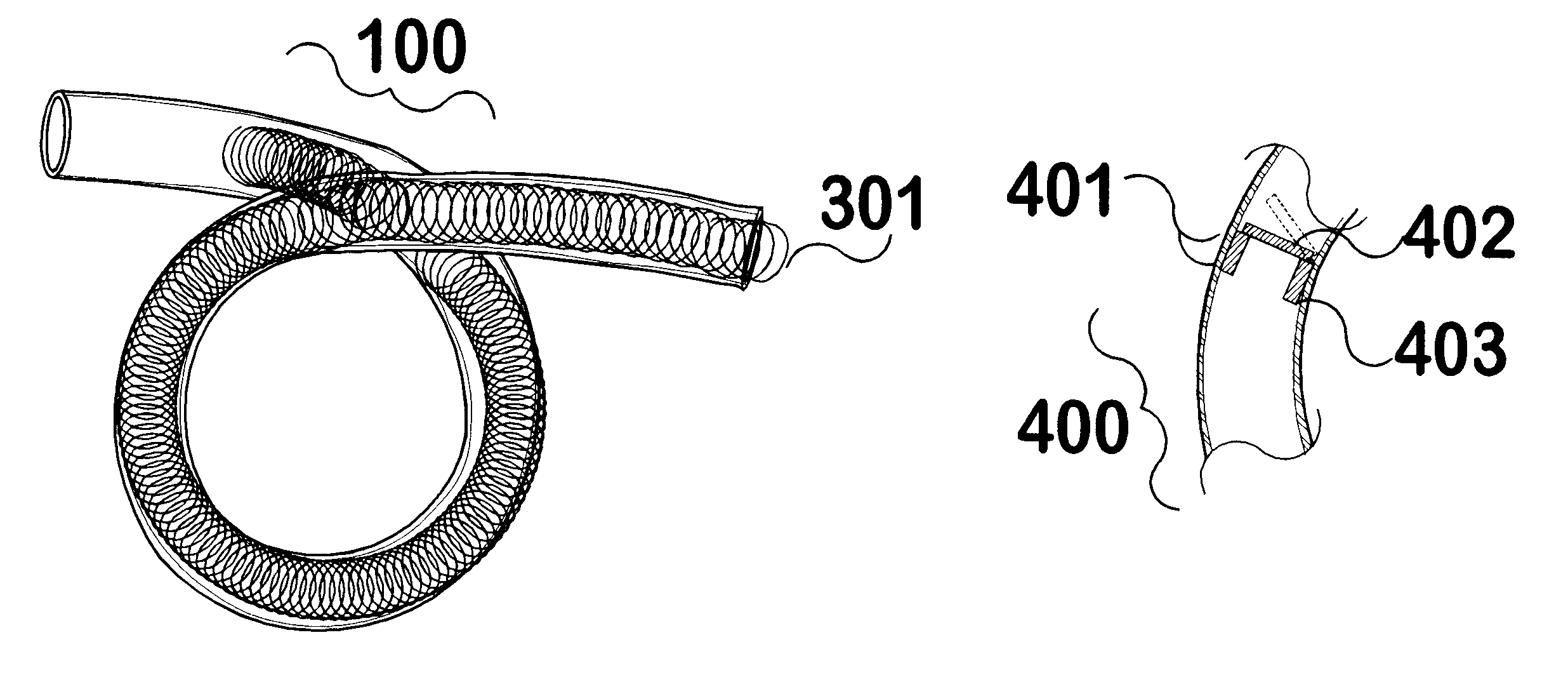 Flexible trap for drains