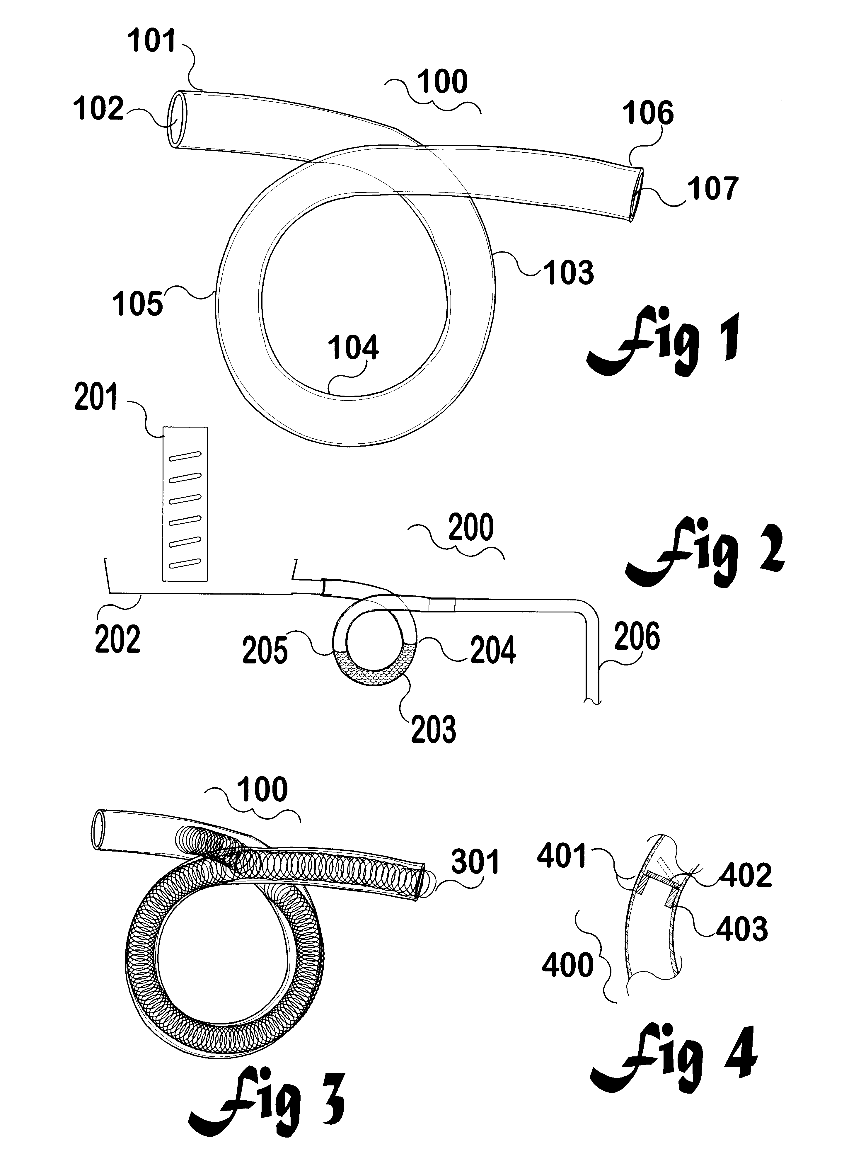 Flexible trap for drains