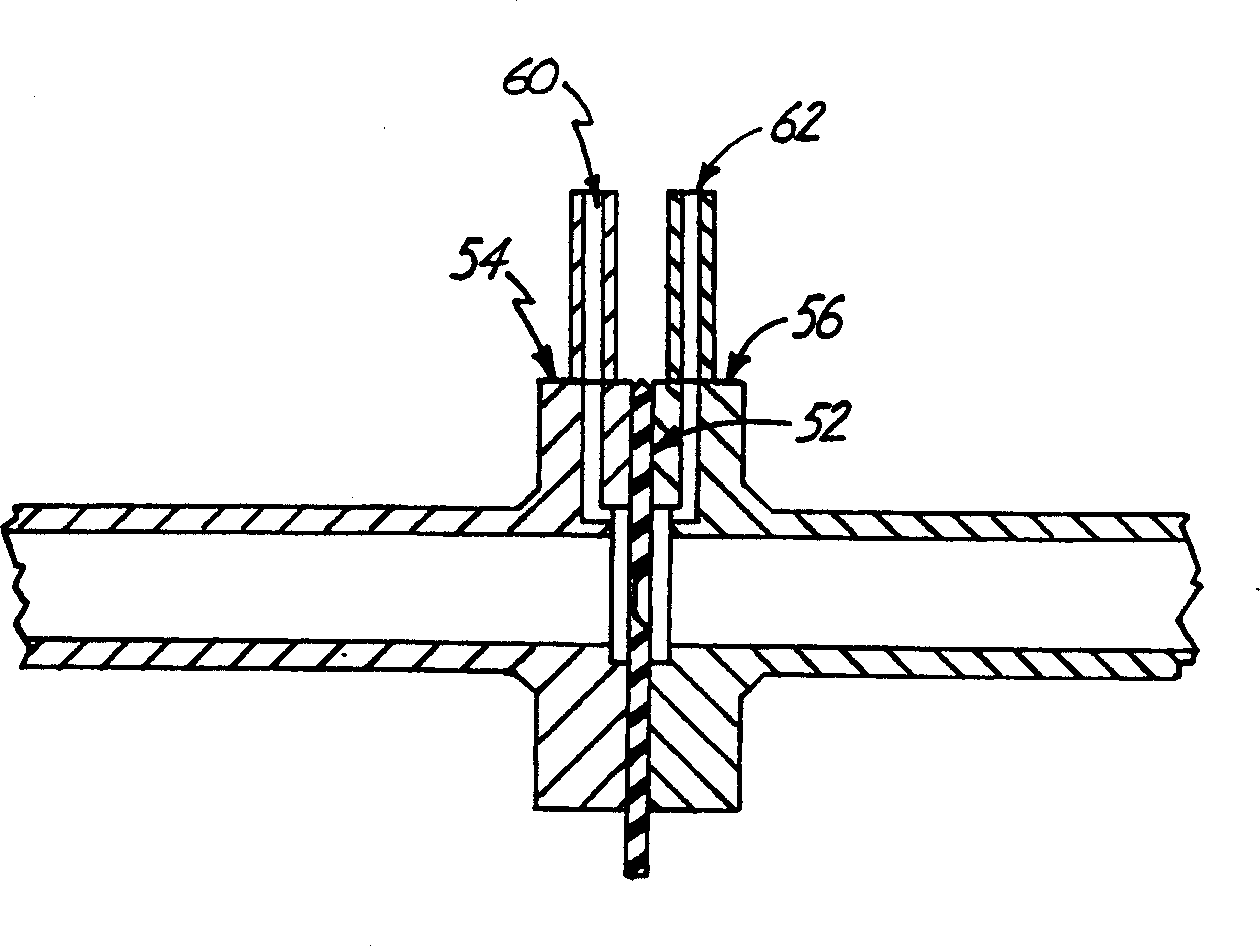 Differential pressure flowmeter with integrated pressure taps