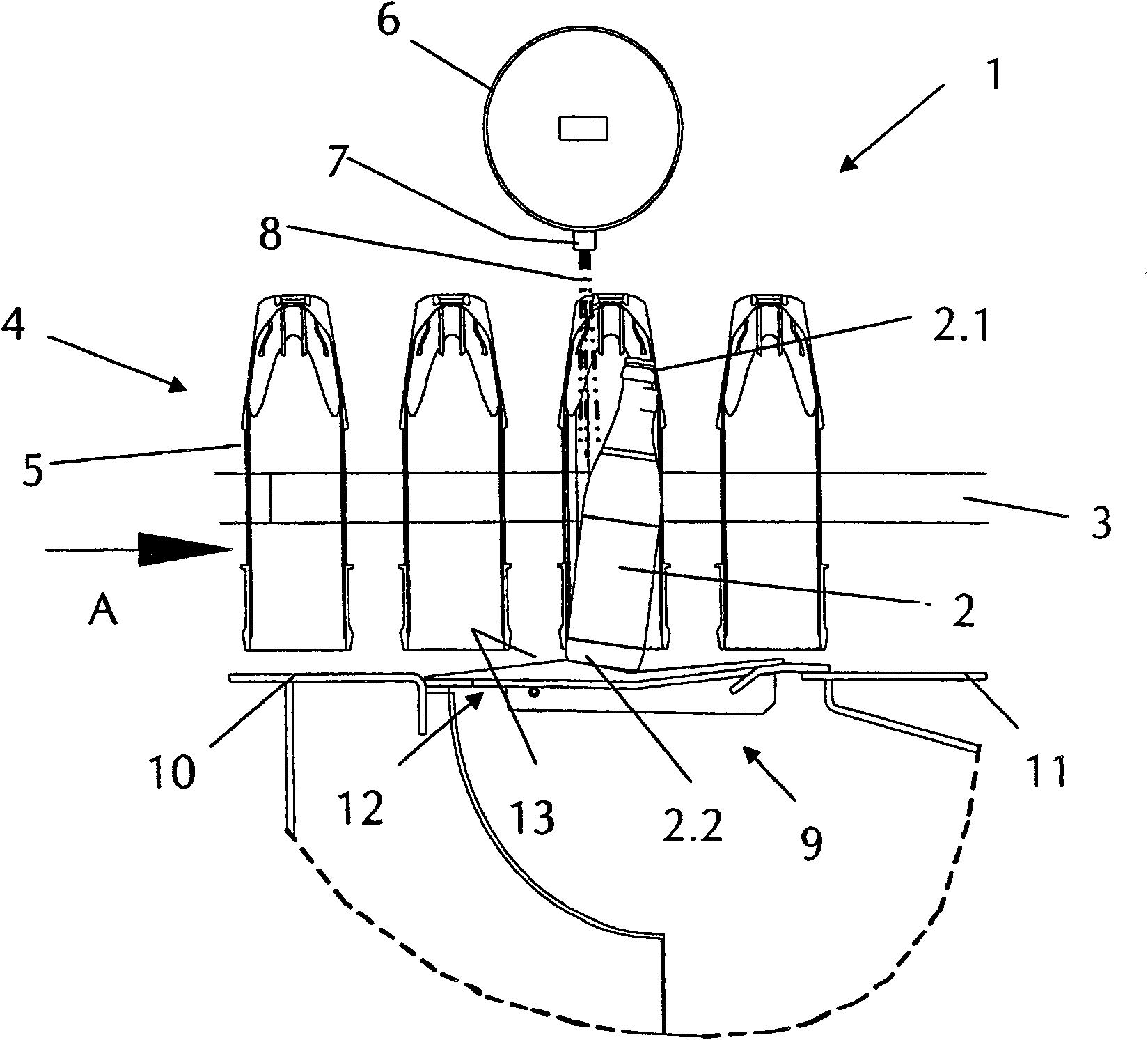 Cleaning machine for bottles or similar containers