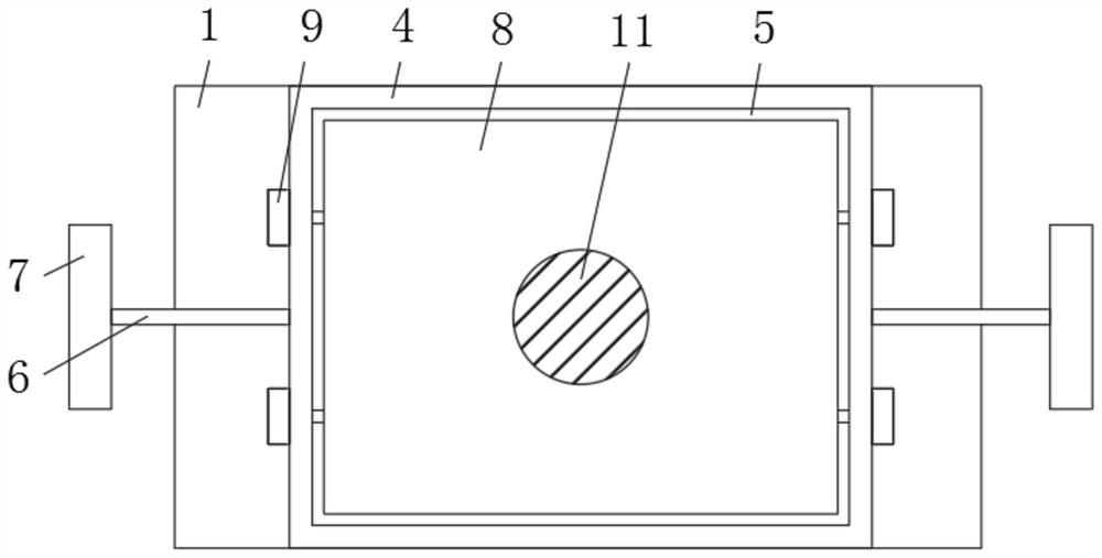 Projection equipment adjusting device for exhibition