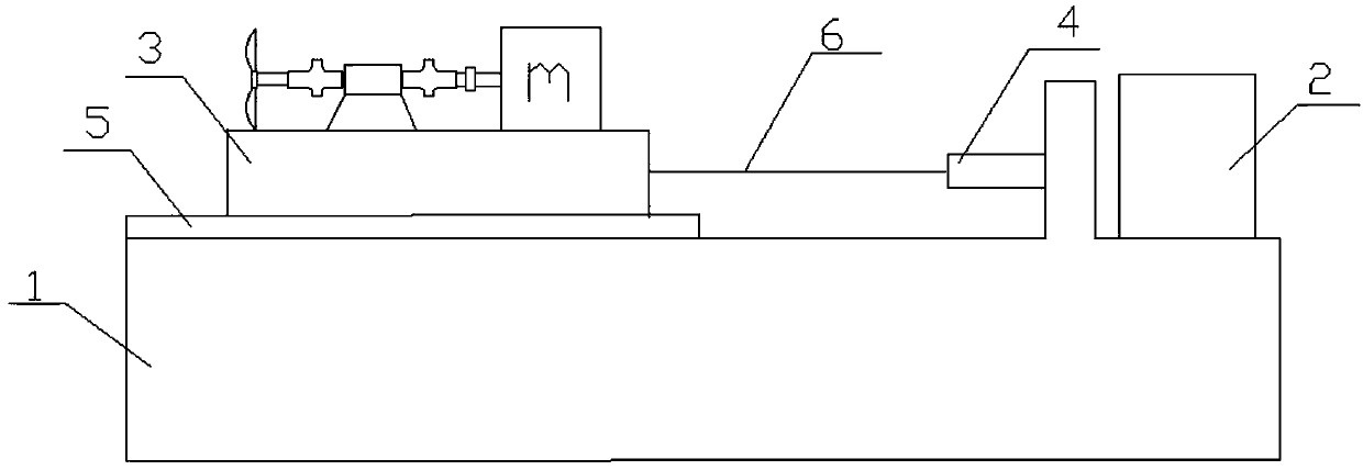 Integrated test stand for unmanned aerial vehicle induction motor and test method