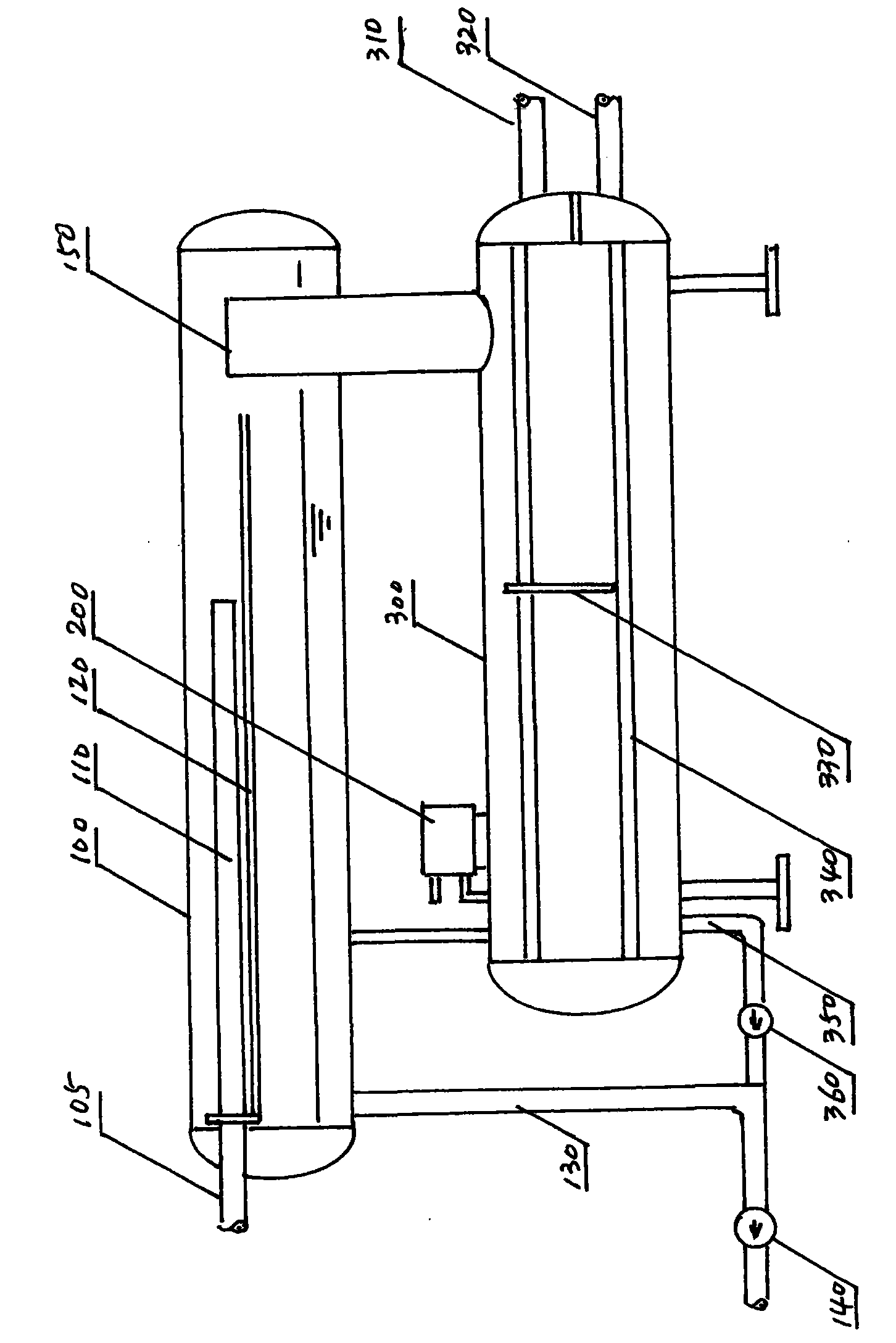 Low-position straight heating machine