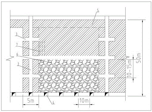 Medium-length hole shrinkage stoping method