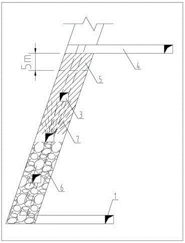 Medium-length hole shrinkage stoping method