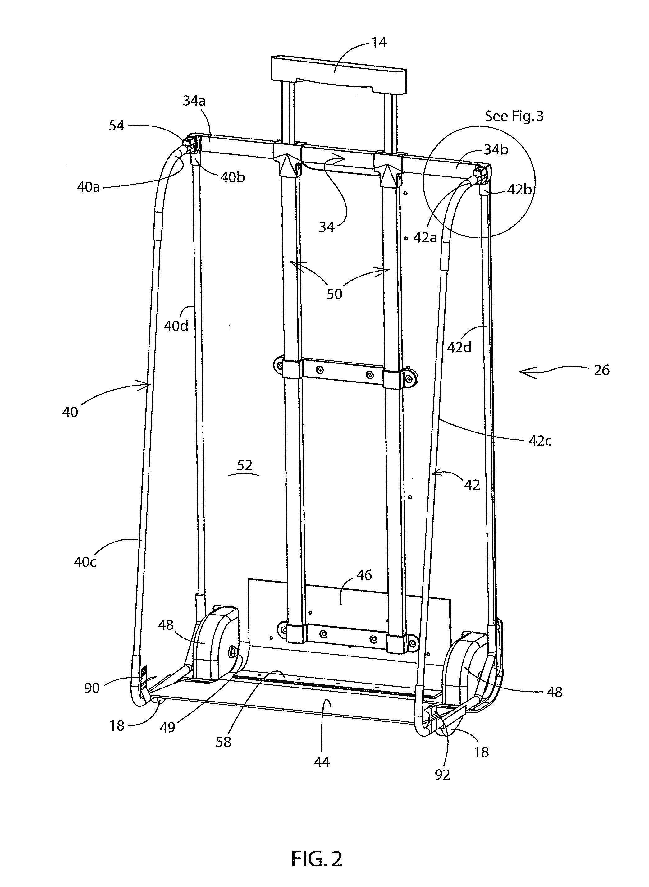 Collapsible bag for carrying articles