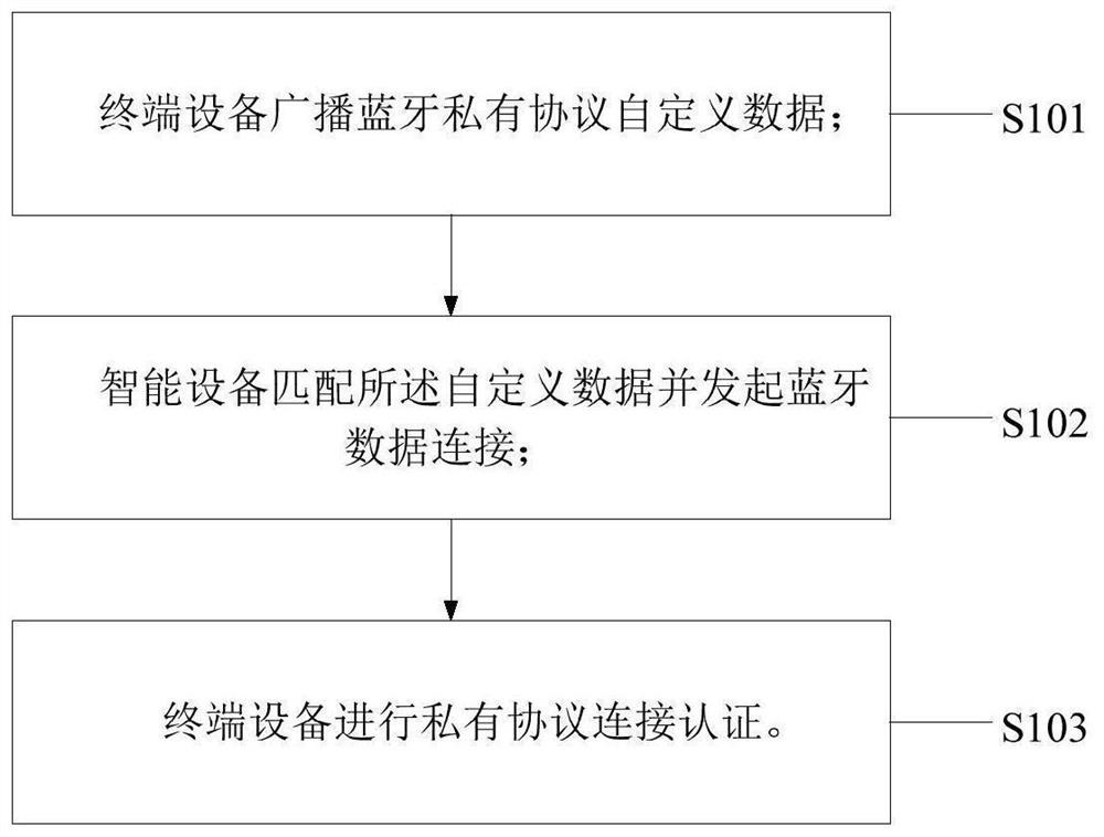 Bluetooth private protocol access method and system