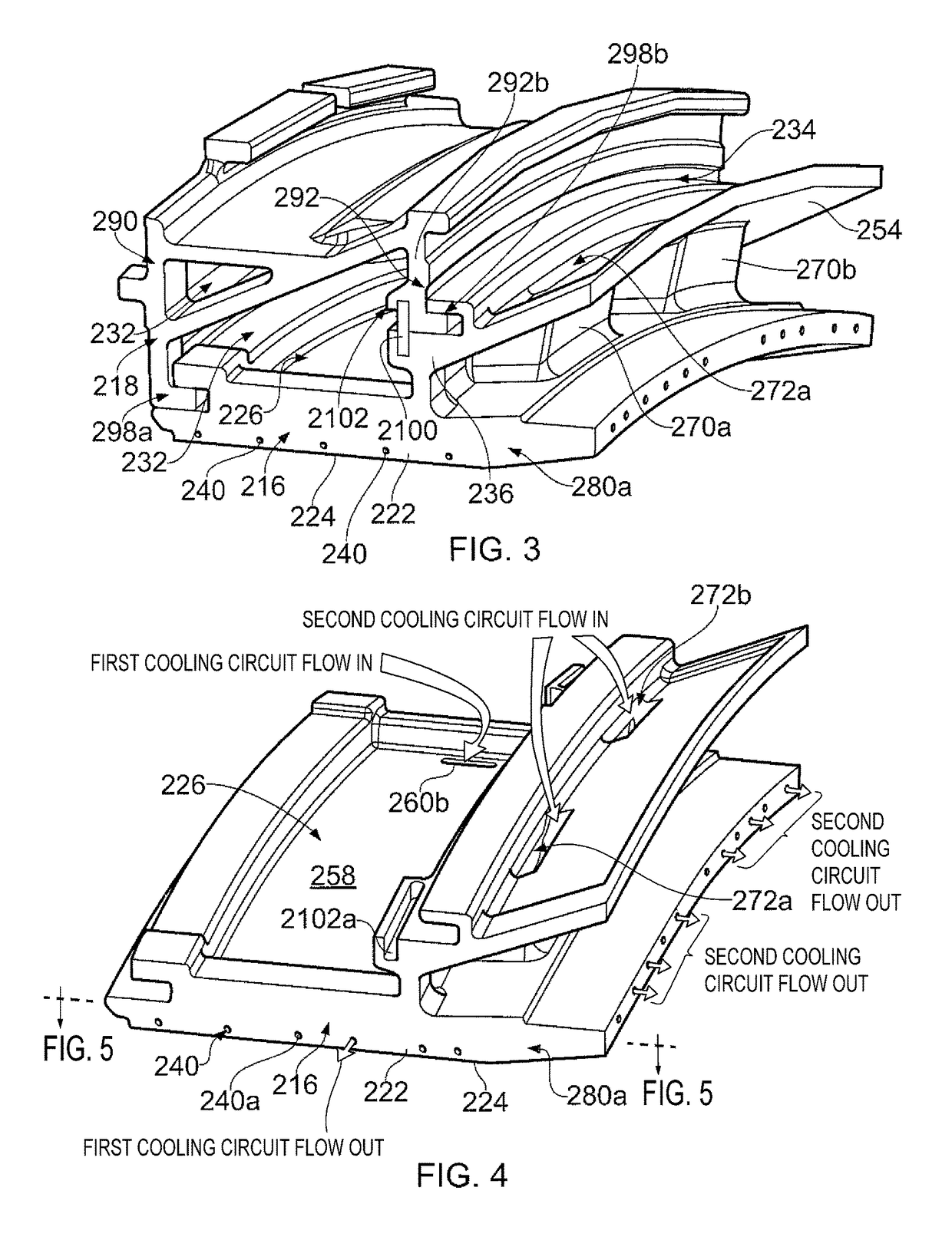 Shroud arrangement for a gas turbine engine